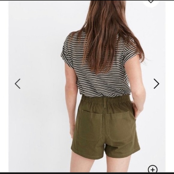 Madewell High Rise Camper Shorts Size Medium - Picture 2 of 9